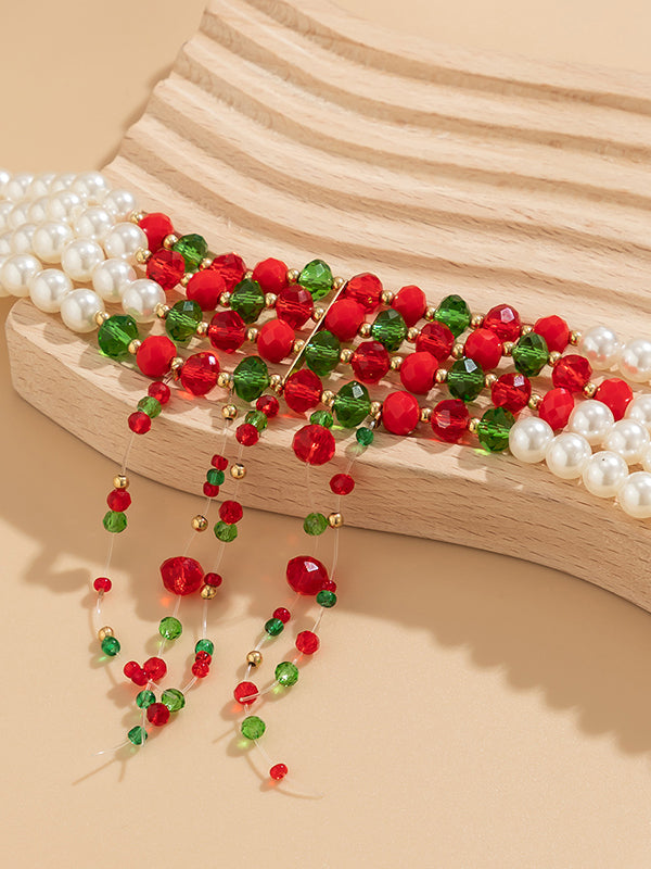 Geometric Tasseled Necklaces Accessories