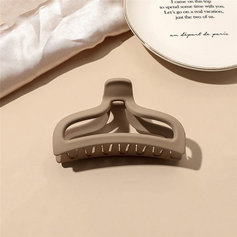 Fashion Solid Matte Hair Claw Clip