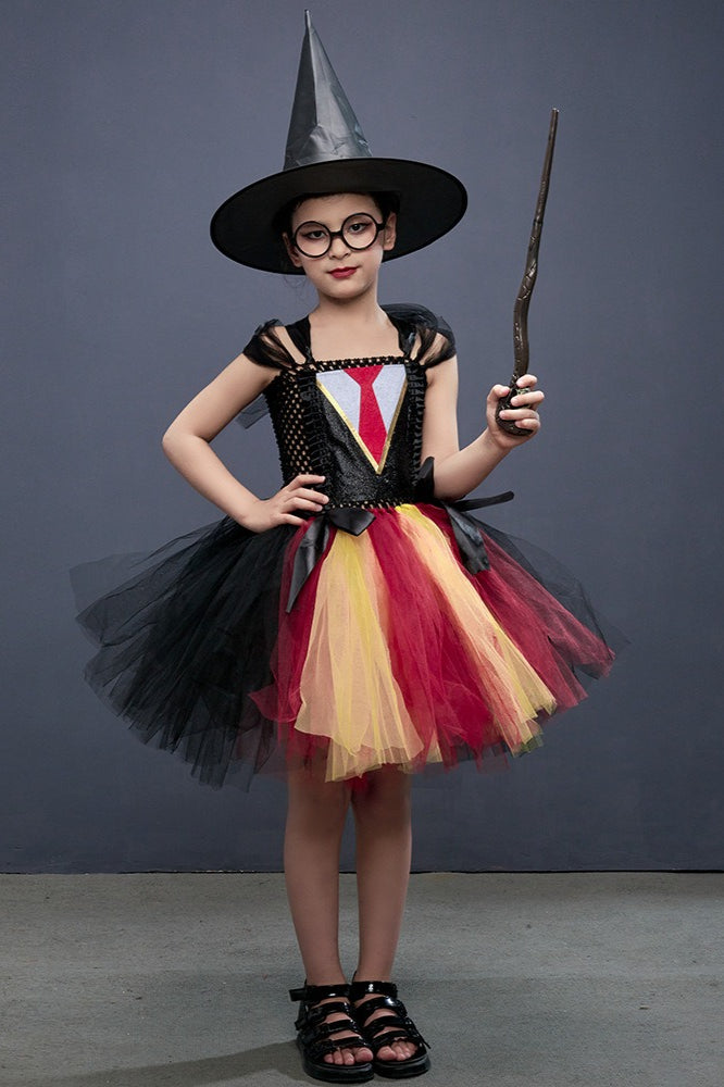 Wizard Girl Outfit Kid Halloween Costume