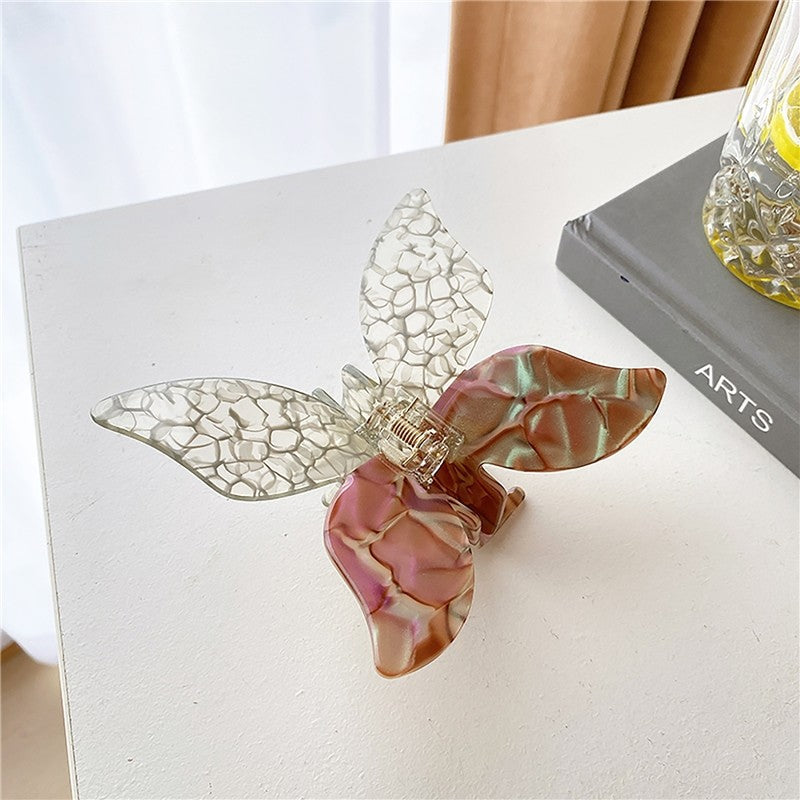 Butterfly Color Matching Tie Dye Claw Clip