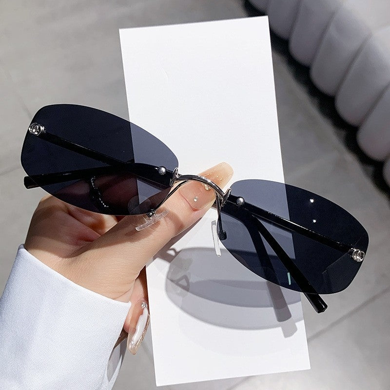 Frameless Edge Cut Sunglasses
