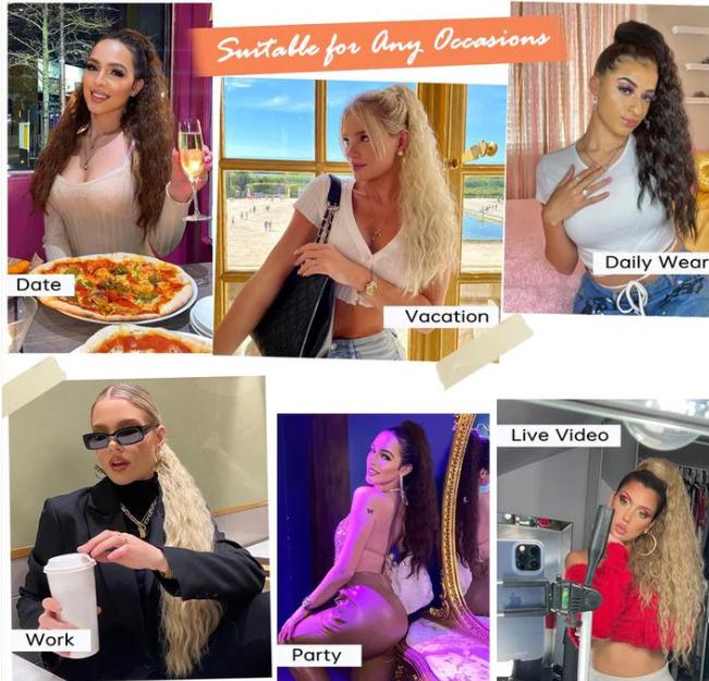 The Allure Me Ponytail - Salon-Quality Volume in Seconds +50%  OFF