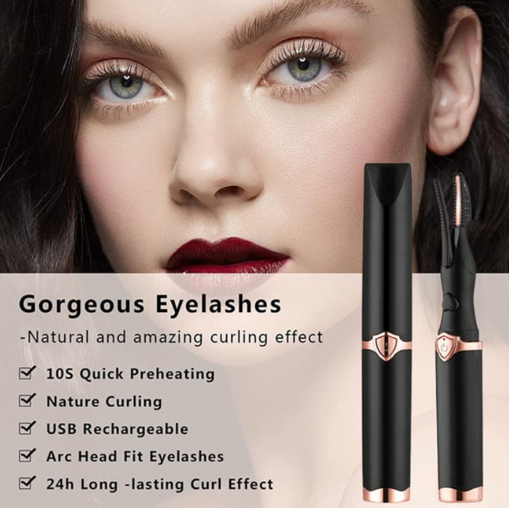 LashGlam Pro - Instant Heated Eyelash Curler - 60% OFF