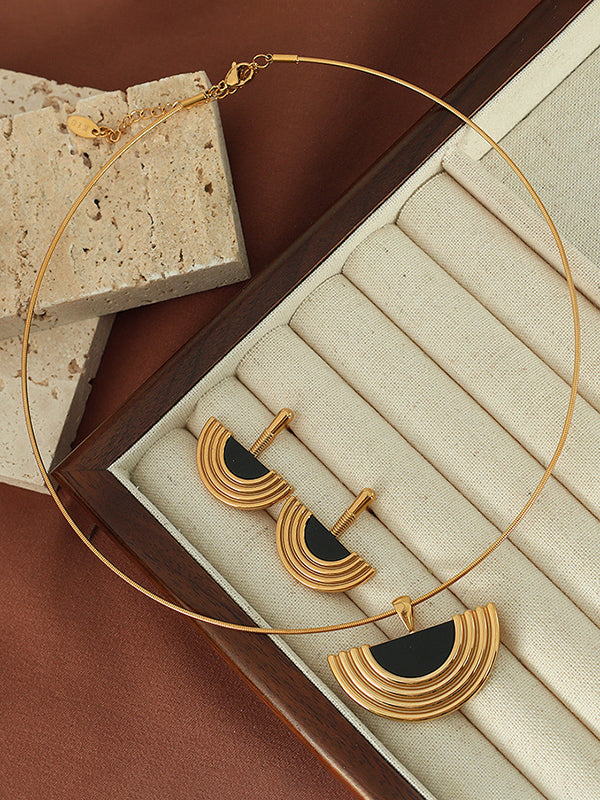 Geometric Earrings Accessories Necklaces Accessories