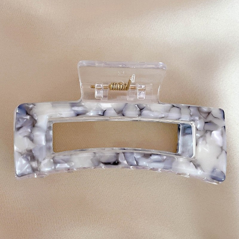 Acetate Marble Print Hair Claw Clip
