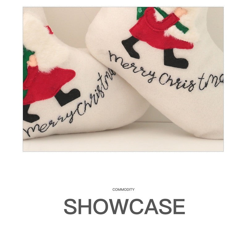 Faceless Santa Sock Gift Bag Christmas Decoration