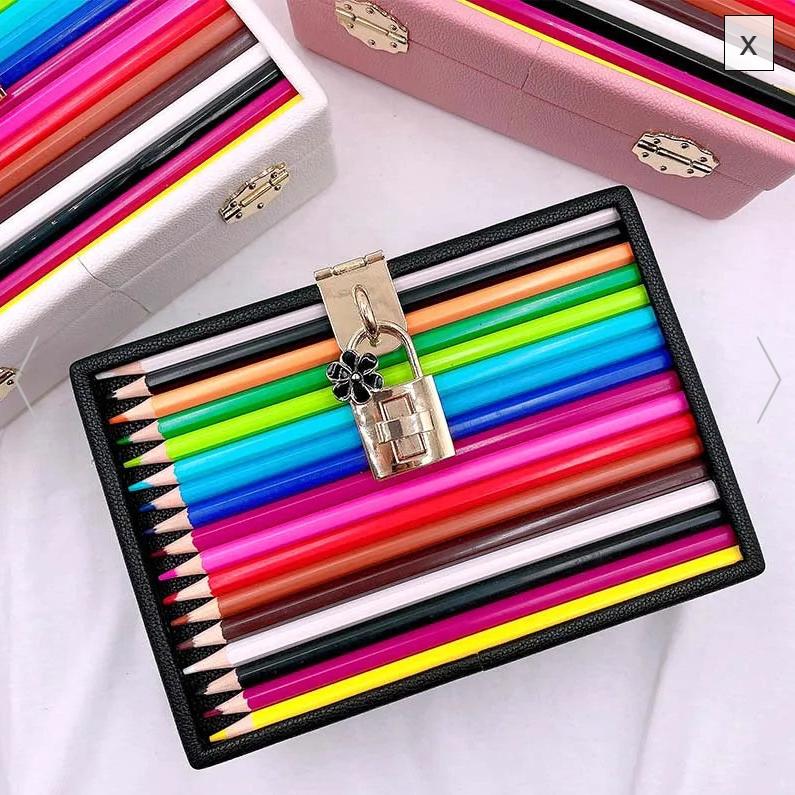 Rainbow Pencil Crossbody Bag