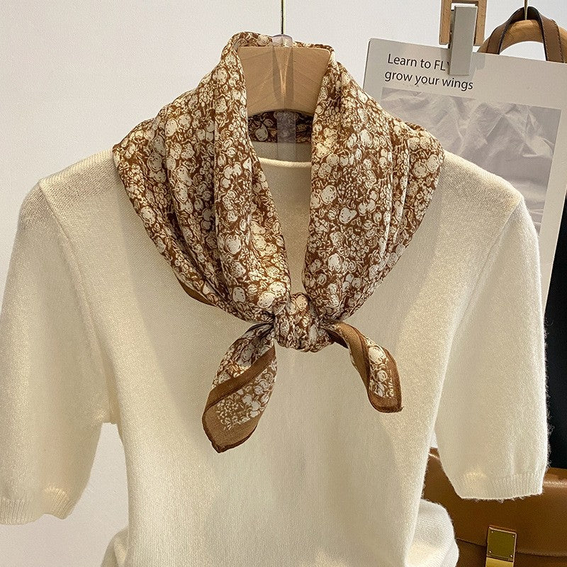 Fashion Square  Print  Scarf