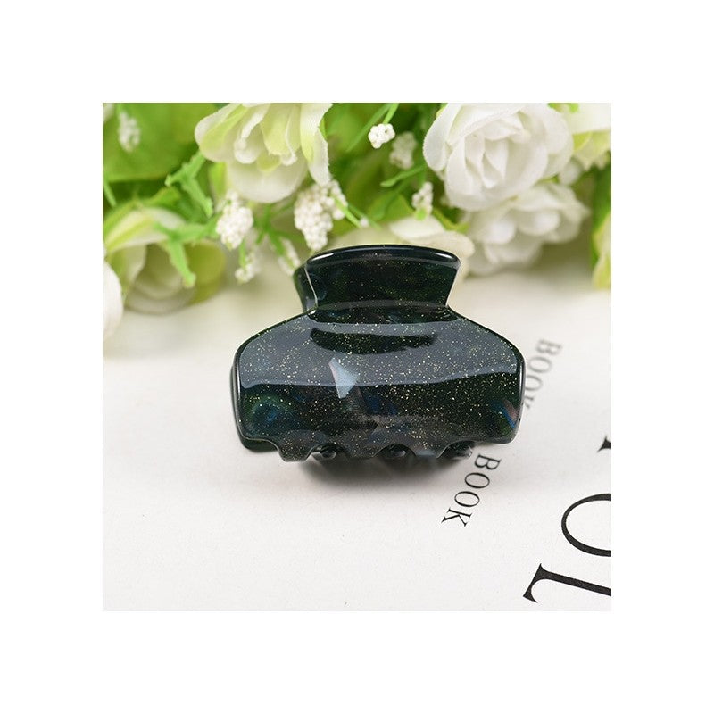 Glitter Acrylic Elegant Hair Claw Clip