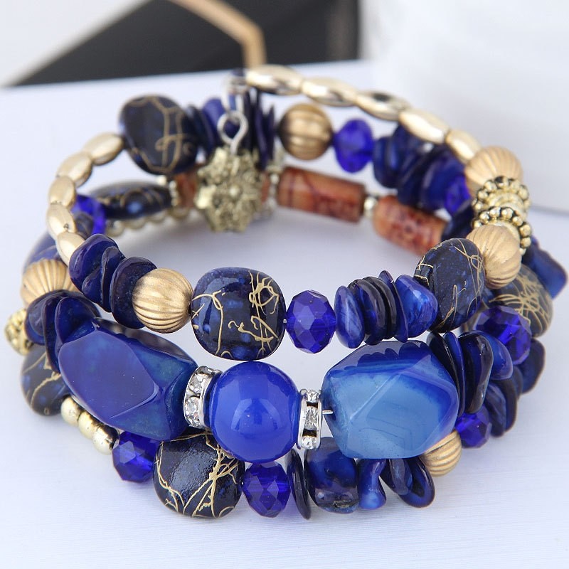 Fashion Beaded Multi-Layer Wrap Bracelet