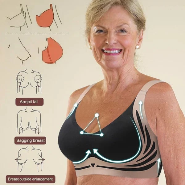 Super Gather Bra ¨C Wireless Push-up Bra for Lift, Shape & All-Day Comfort - 1+2 FREE