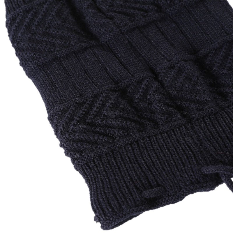 Dual Purpose Knitted Neck Warmer Beanie