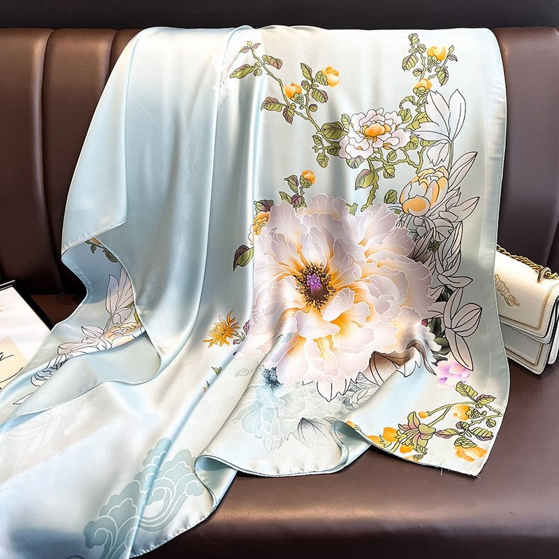 Long  Printed Pattern  Scarf