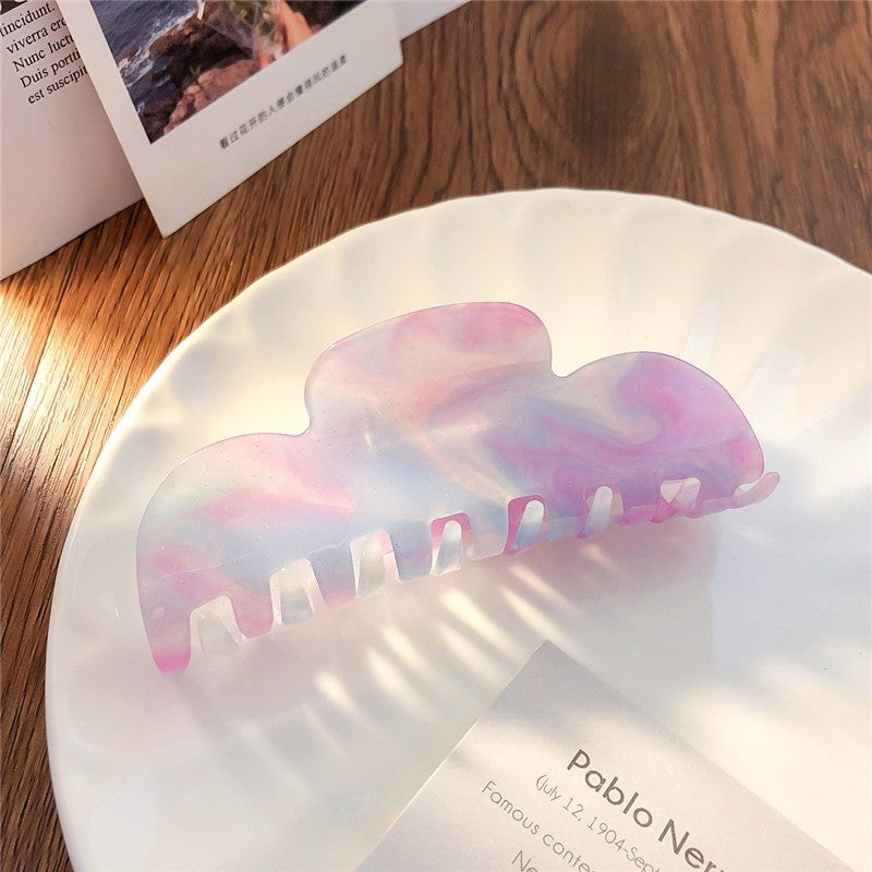Acrylic Sweet Gradient Hair Claw Clip