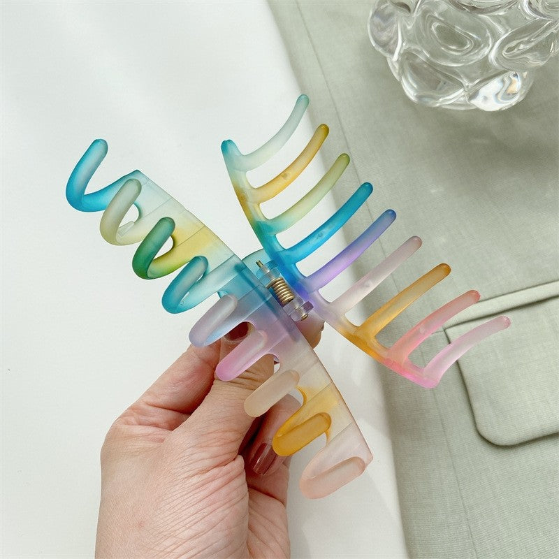 Gradient Color Various Shapes Claw Clip