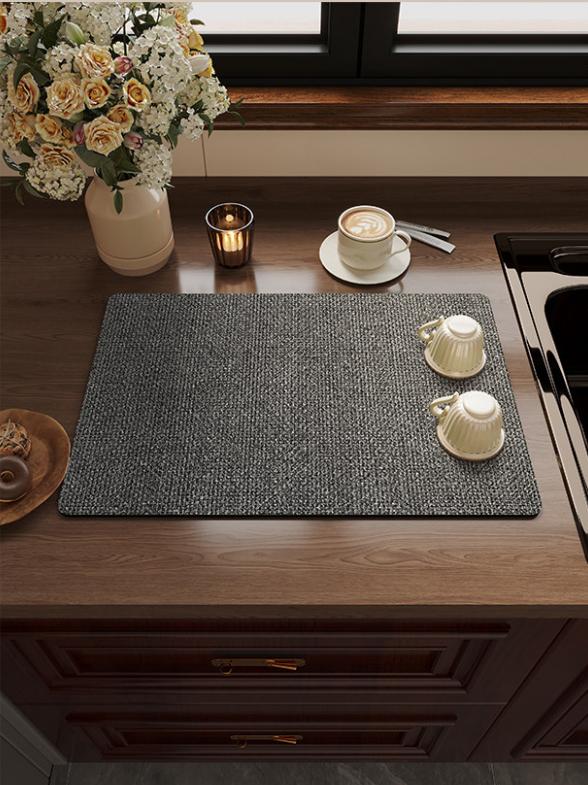 Fast-Absorbing Kitchen Dish Drying Mat - 50% OFF