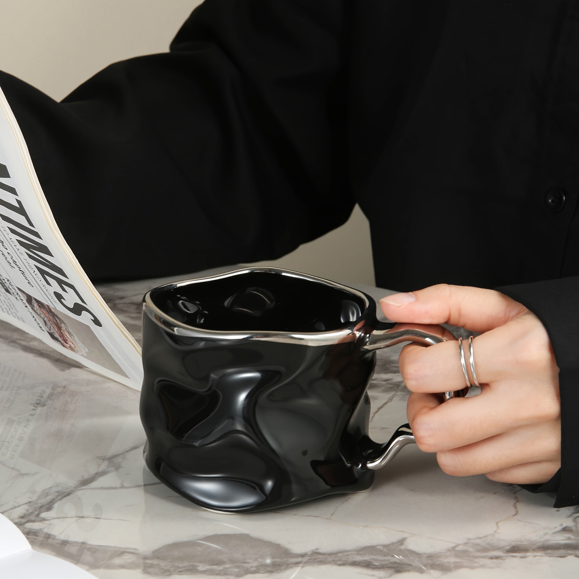 Light Luxury Ceramic Coffee Mug