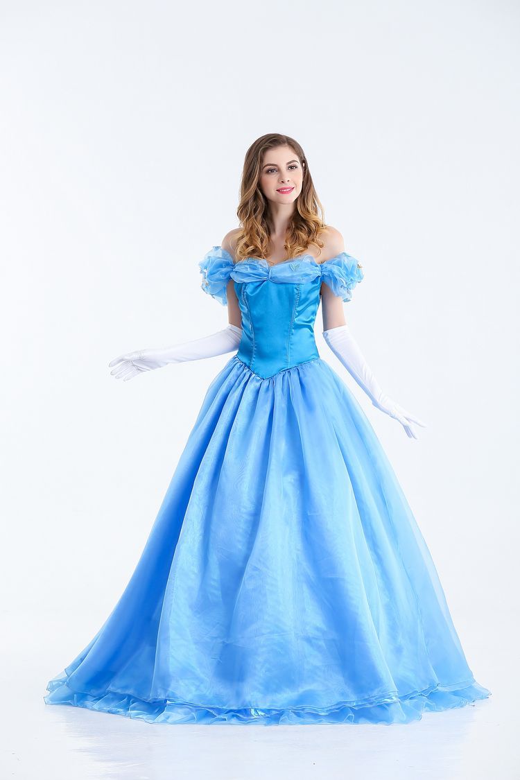 Halloween Costume Cosplay: Multiple Styles Snow White Princess Dress