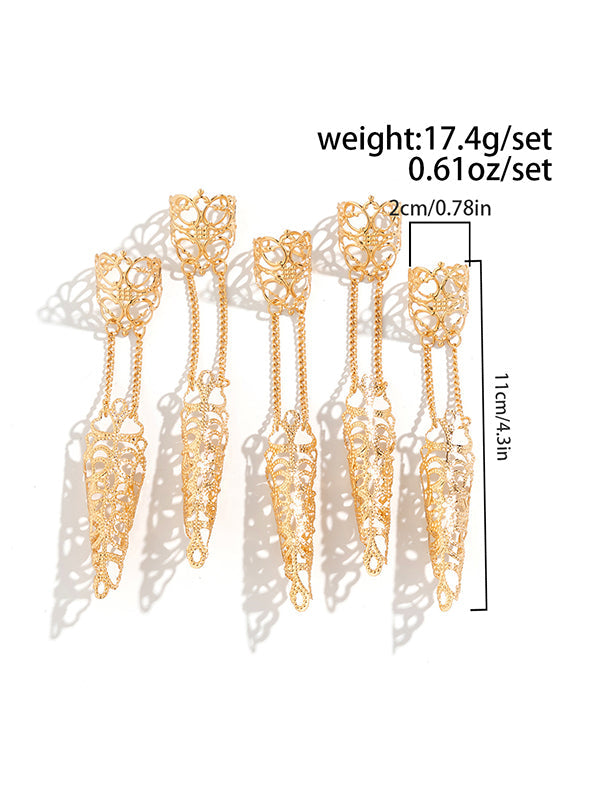 Chains Geometric Hollow Nail Protectors