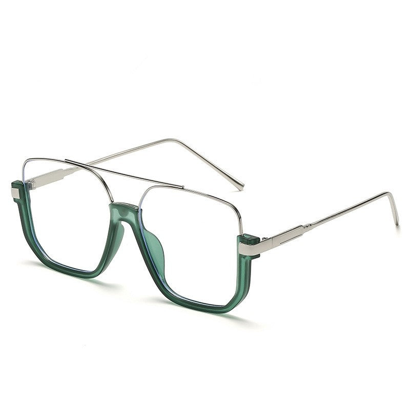 Square Frameless Bow Temple Sunglasses