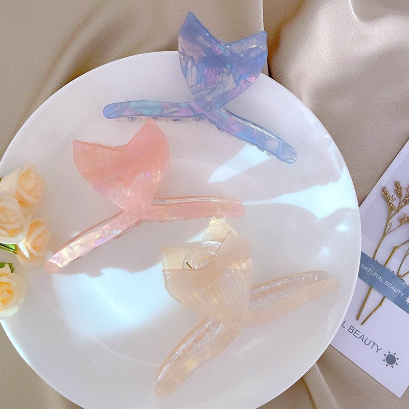 Mermaid Tail Acetate Hair Claw Clip