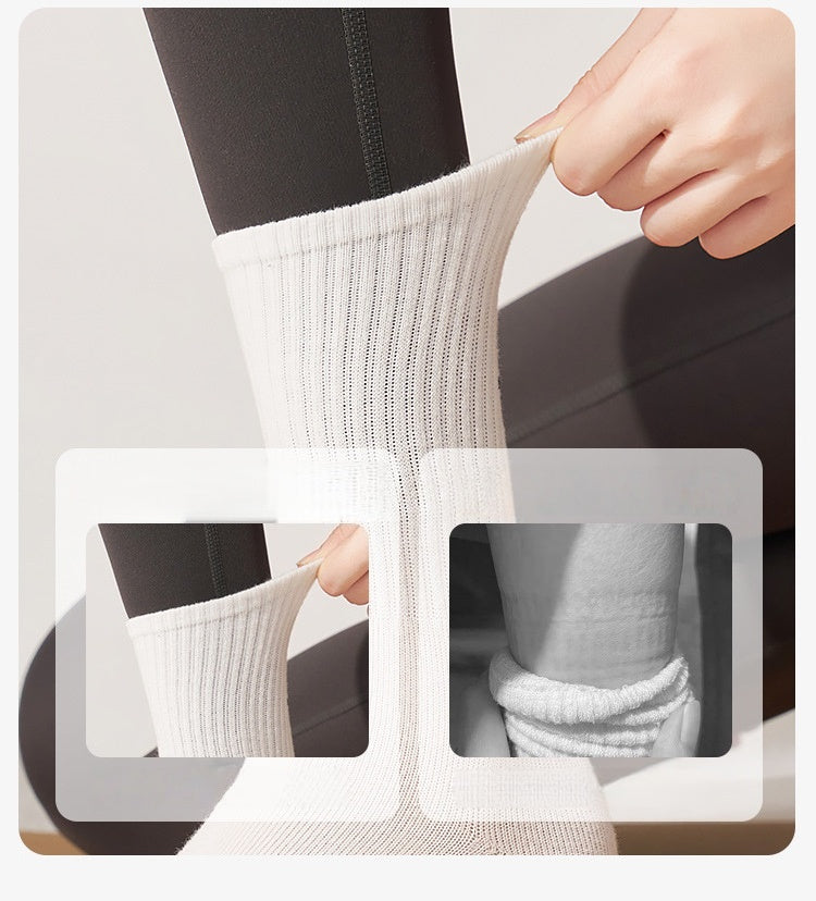 Women Non-Slip Grips Socks 3 Pairs/Pack