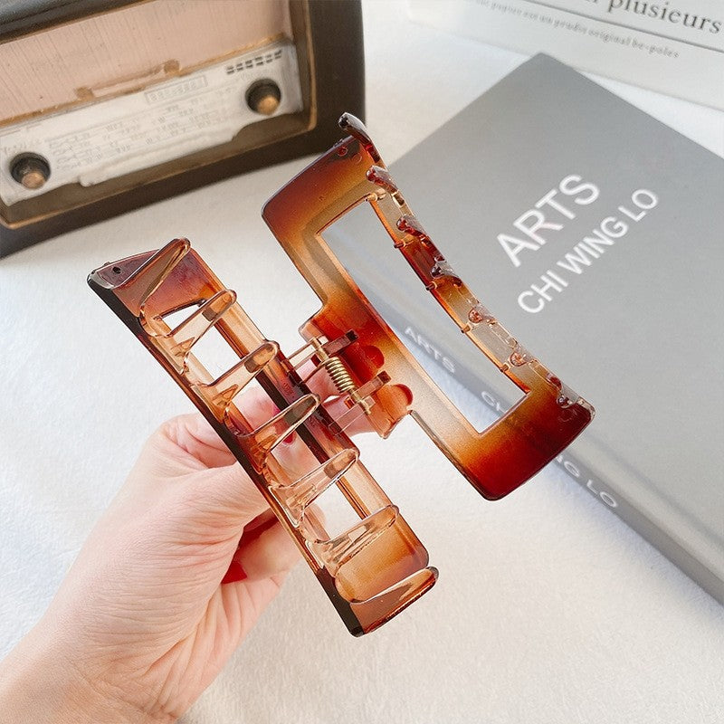 Solid Color Tie-Dye Claw Clip