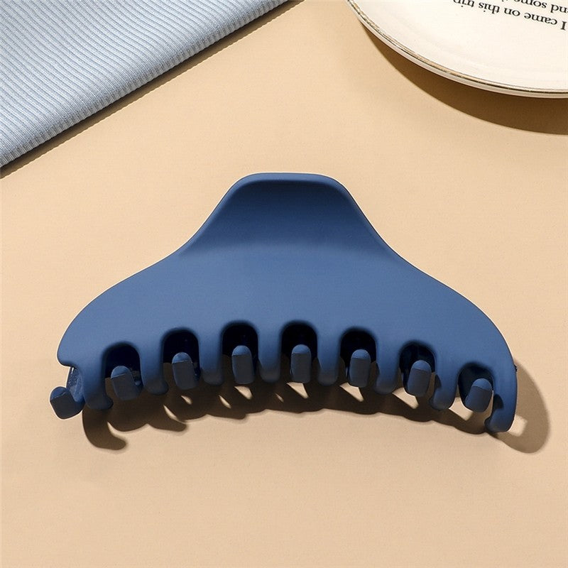 Matte Blue Multi Shape Claw Clip