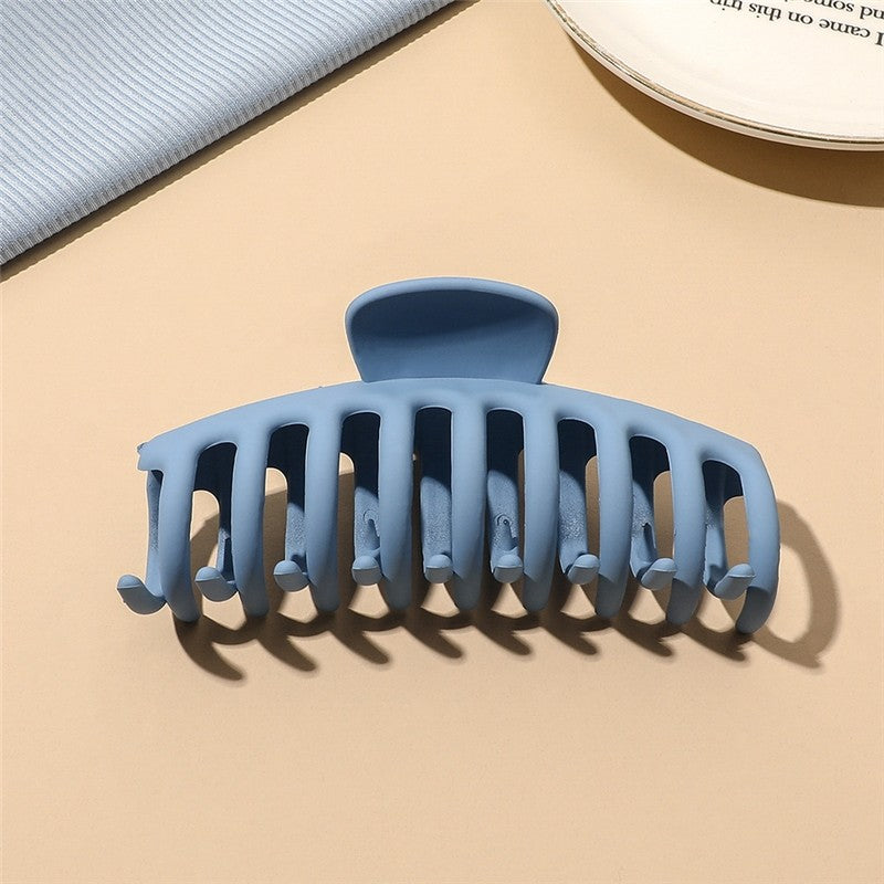 Matte Blue Multi Shape Claw Clip