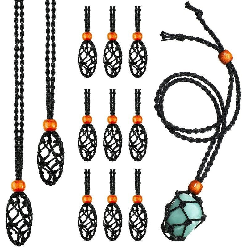 Mesh Woven Necklace Pendant