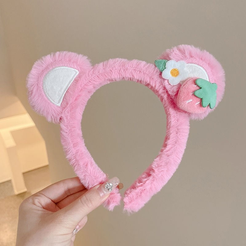 Cartoon Cute Face Wash Headband Hair Band