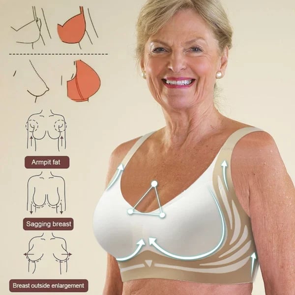 Super Gather Bra ¨C Wireless Push-up Bra for Lift, Shape & All-Day Comfort - 1+2 FREE