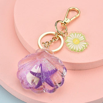 Cartoon Shell Keychain Pendant