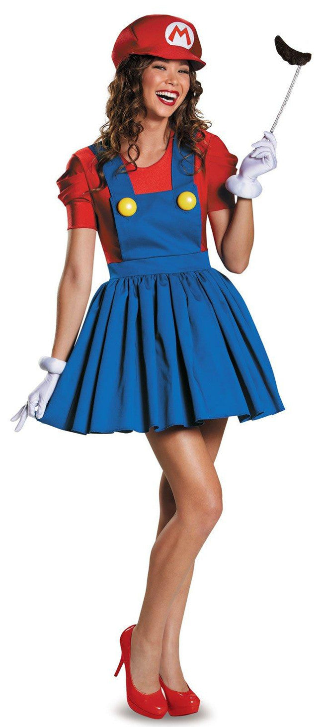 Halloween Women's Adult Mario Costume