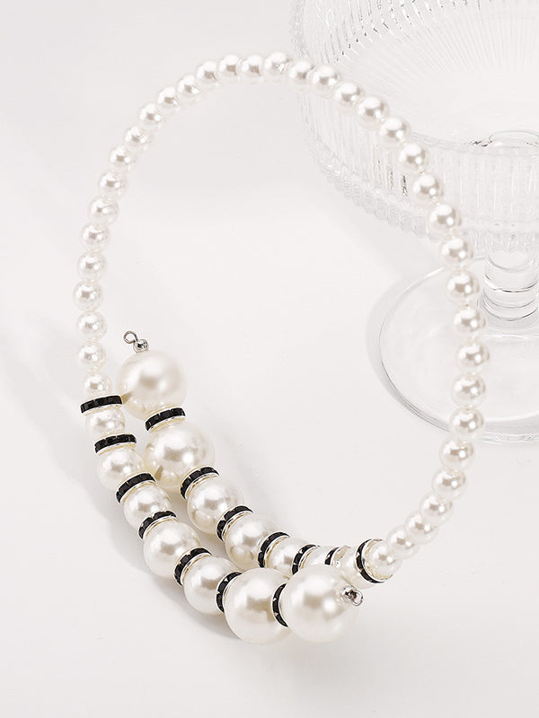 Contrast Color Geometric Necklaces Accessories