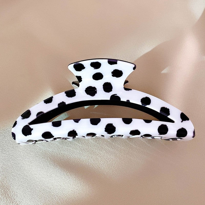 Fashion Checkerboard Houndstooth Hair Claw Clip
