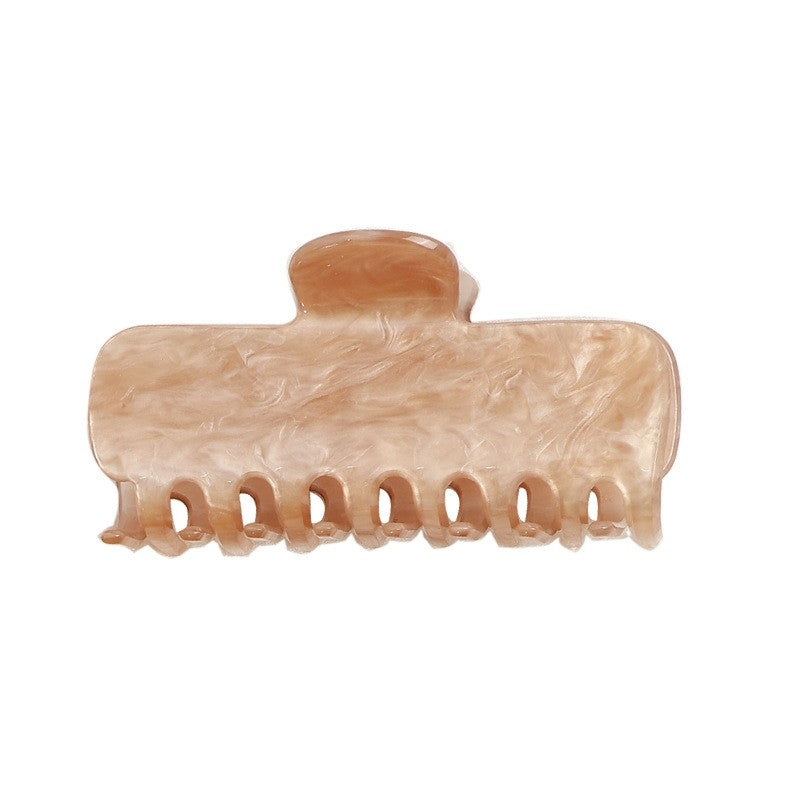 Trendy Acrylic Marble Hair Claw Clip