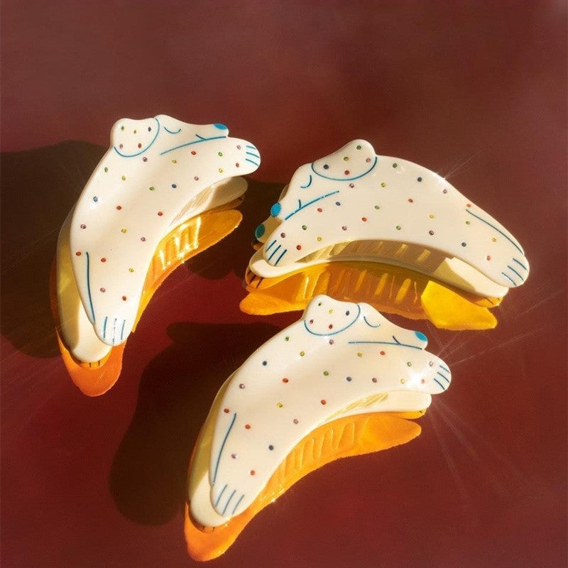 Lovely Dog Shaped Hair Claw Clip