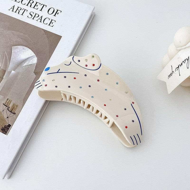 Lovely Dog Shaped Hair Claw Clip