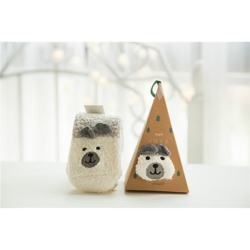 The Civet Cat Fox Panda Sheep Dog Striped Socks Mid-Calf Socks