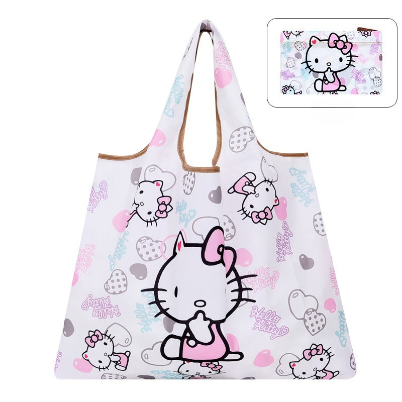 Cute Cartoon Foldable Shopping Bag