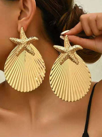 Geometric Drop Earrings