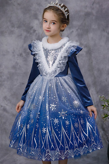 Ice Princess Dress Kid Halloween