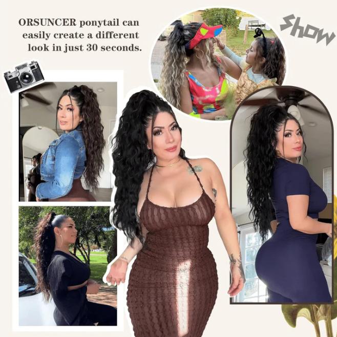 The Allure Me Ponytail - Salon-Quality Volume in Seconds +50%  OFF