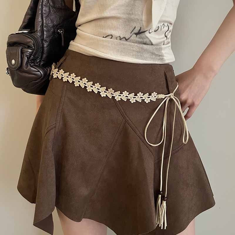 Versatile Woven Long Belt