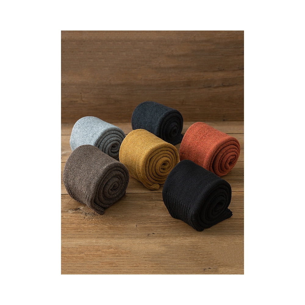 Casual Solid Skinny Sweat-Absorbing Keep Warm Solid Color Socks Accessories