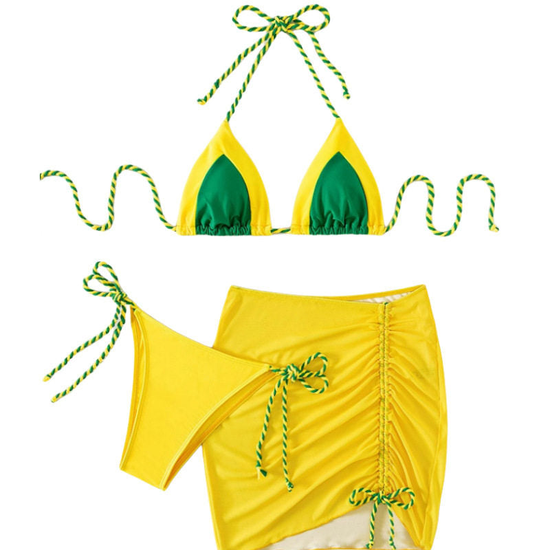 Sexy Bikini Swimsuit Set For Women, 3-Piece, Wholesale