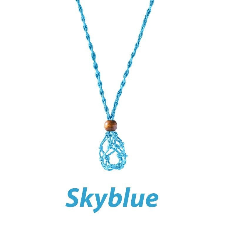 Mesh Woven Necklace Pendant