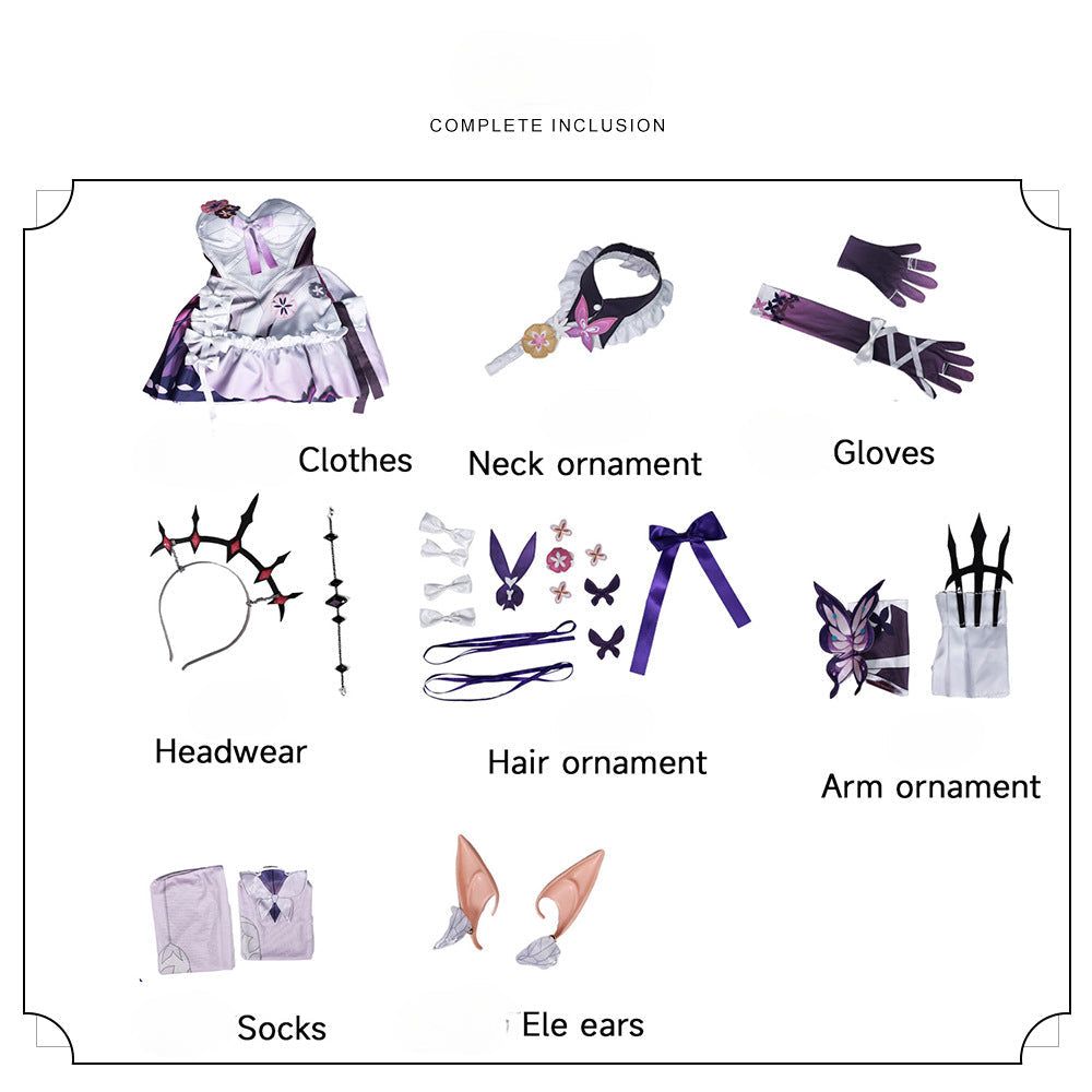 Honkai: Star Rail Xia Die Cosplay Costume – Full Set