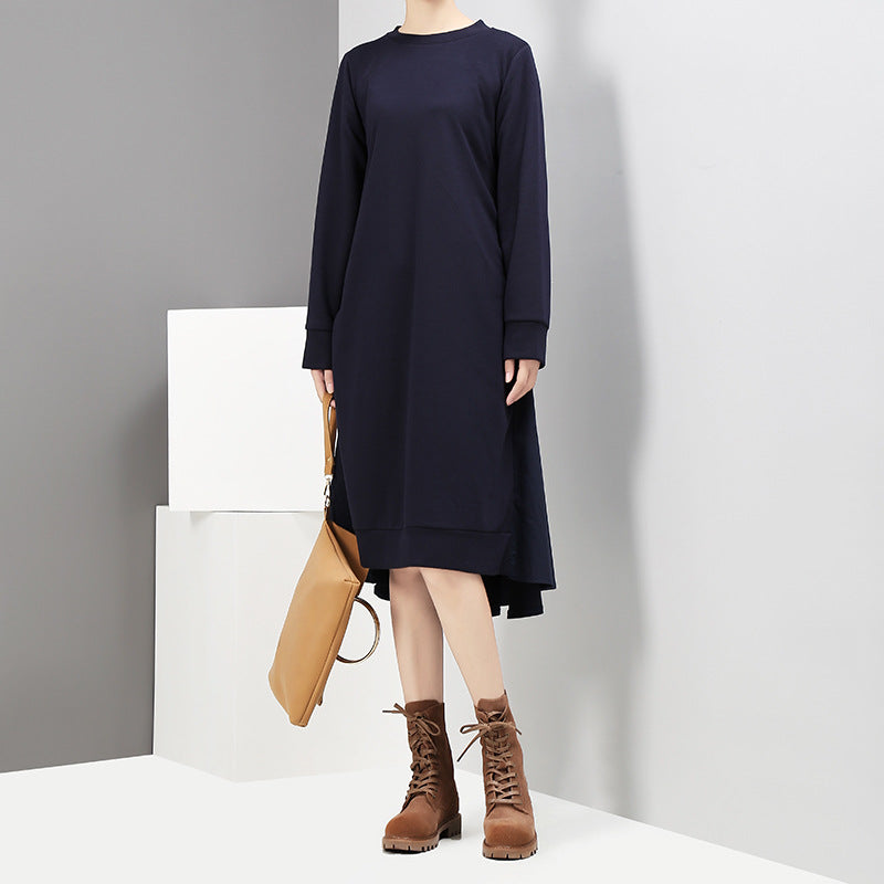 Back Designed Fall Black Dresses-Dresses-Black-One Size-Free Shipping at meselling99